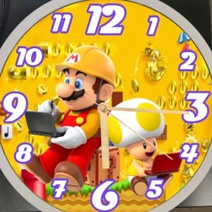 Mario n mushroom clock